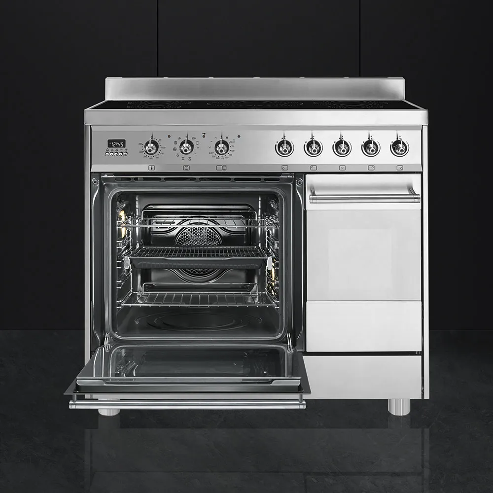 SMEG תנור משולב כיריים אינדוקציה 90 ס"מ נירוסטה תוצרת SMEG דגם C92IPX8 — תמונה 2