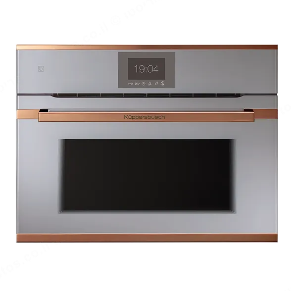kueppersbusch תנור בנוי משולב מיקרוגל 45 ס"מ זכוכית אפורה עם ערכות עיצוב ומסך צבעוני תוצרת kueppersbusch דגם CBM6550.0G — תמונה 6