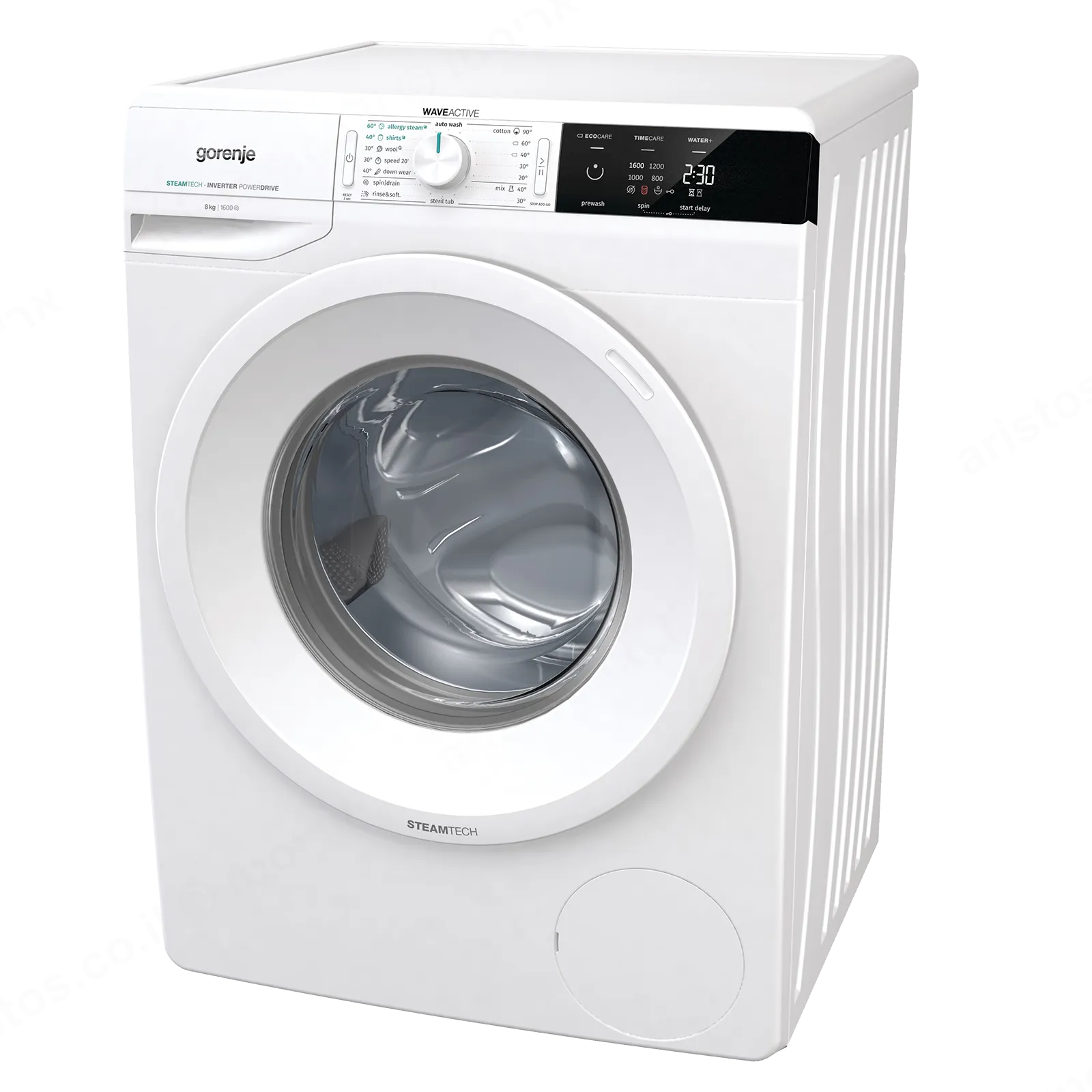 Gorenje מכונת כביסה 8 ק"ג 1600 סל"ד עם תכנית בקיטור תוצרת Gorenje דגם : WEI863S — תמונה 3