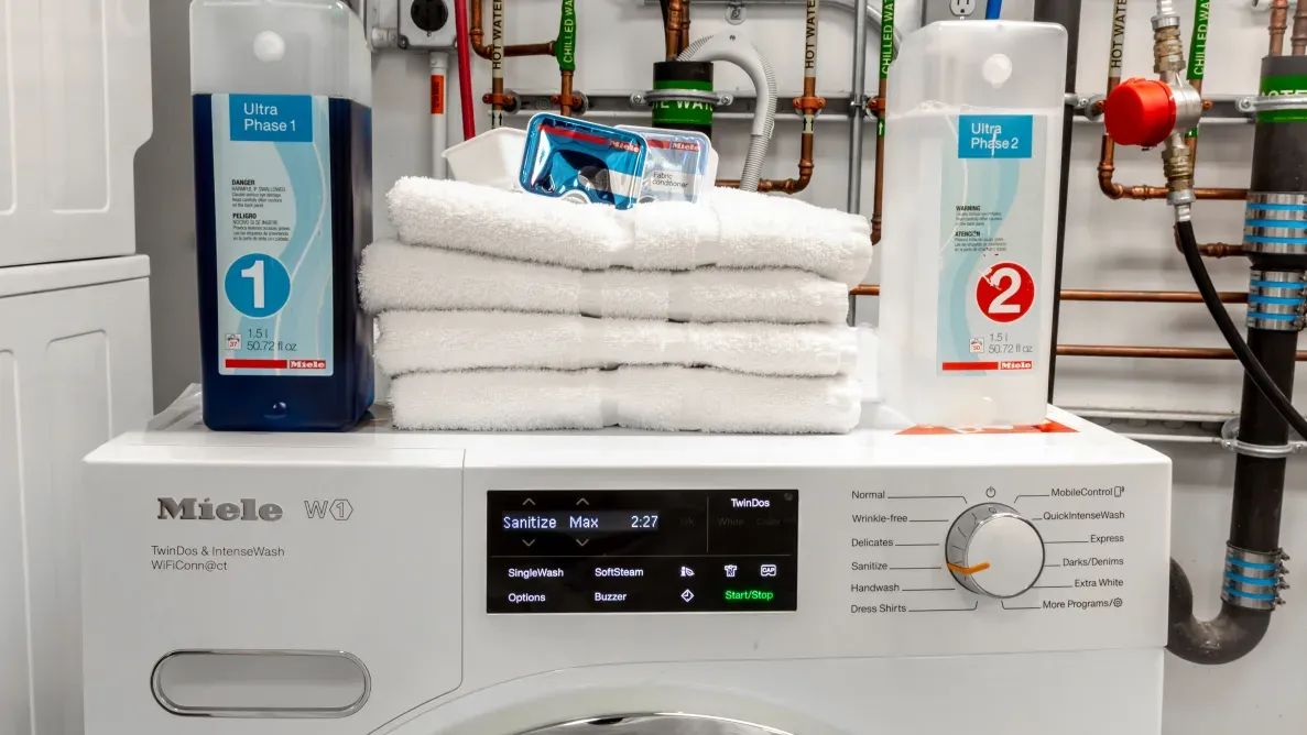 Miele מכונת כביסה פתח חזית 8 ק''ג 1400 סל"ד PWash & TDos תוצרת Miele דגם WWH 860 WCS — תמונה 11