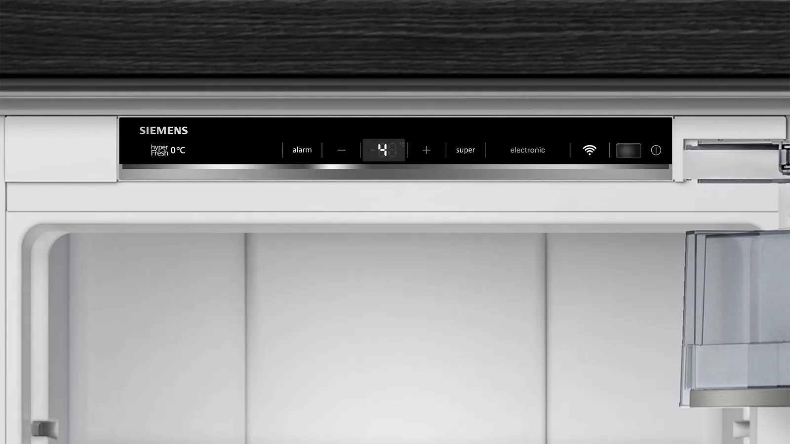 Siemens מקרר אינטגרלי שלם 60 ס"מ NO FROST Premium hyperFresh טריקה שקטה IQ700 תוצרת Siemens דגם KI81FHDD0 — תמונה 7