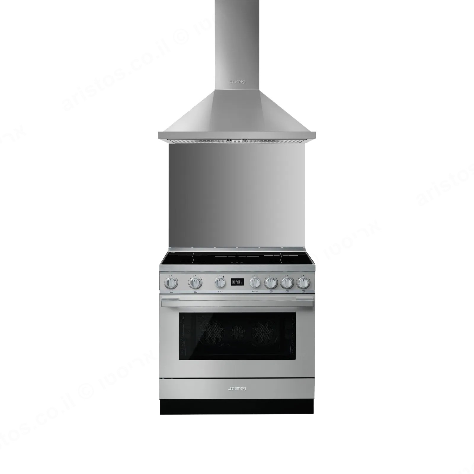 SMEG קולט אדים 90 ס"מ צמוד קיר נירוסטה סדרת Portofino תוצרת SMEG דגם KPF9X — תמונה 4