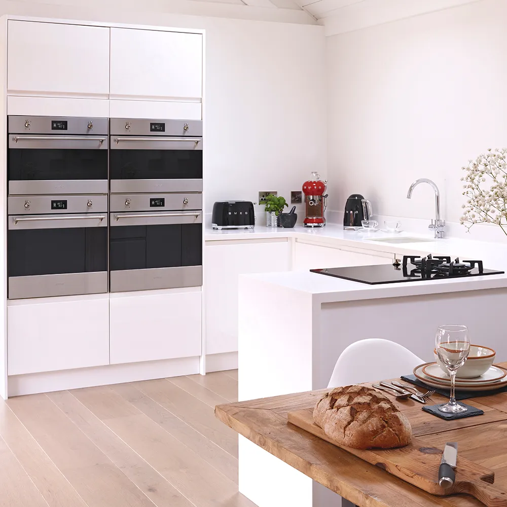 SMEG תנור בנוי משולב מיקרוגל 45 ס"מ נירוסטה מסדרת CLASSIC תוצרת SMEG דגם SO4301M1X — תמונה 4