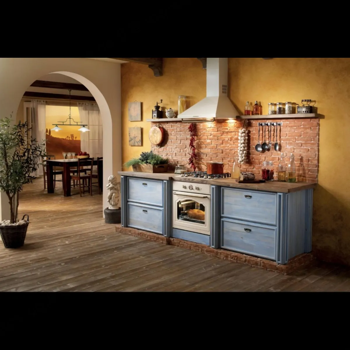 Gorenje כיריים גז 5 מבערים GORENJE בעיצוב כפרי CLASSICO דגם GW75CLI — תמונה 4