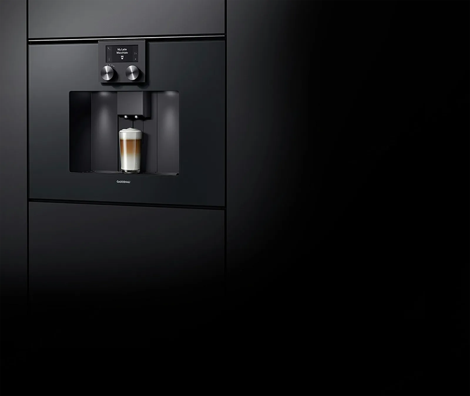 GAGGENAU מכונת קפה אינטגרלית 45 ס"מ גימור אנטרציט סדרה 200 תוצרת GAGGENAU דגם CMP270101 — תמונה 5