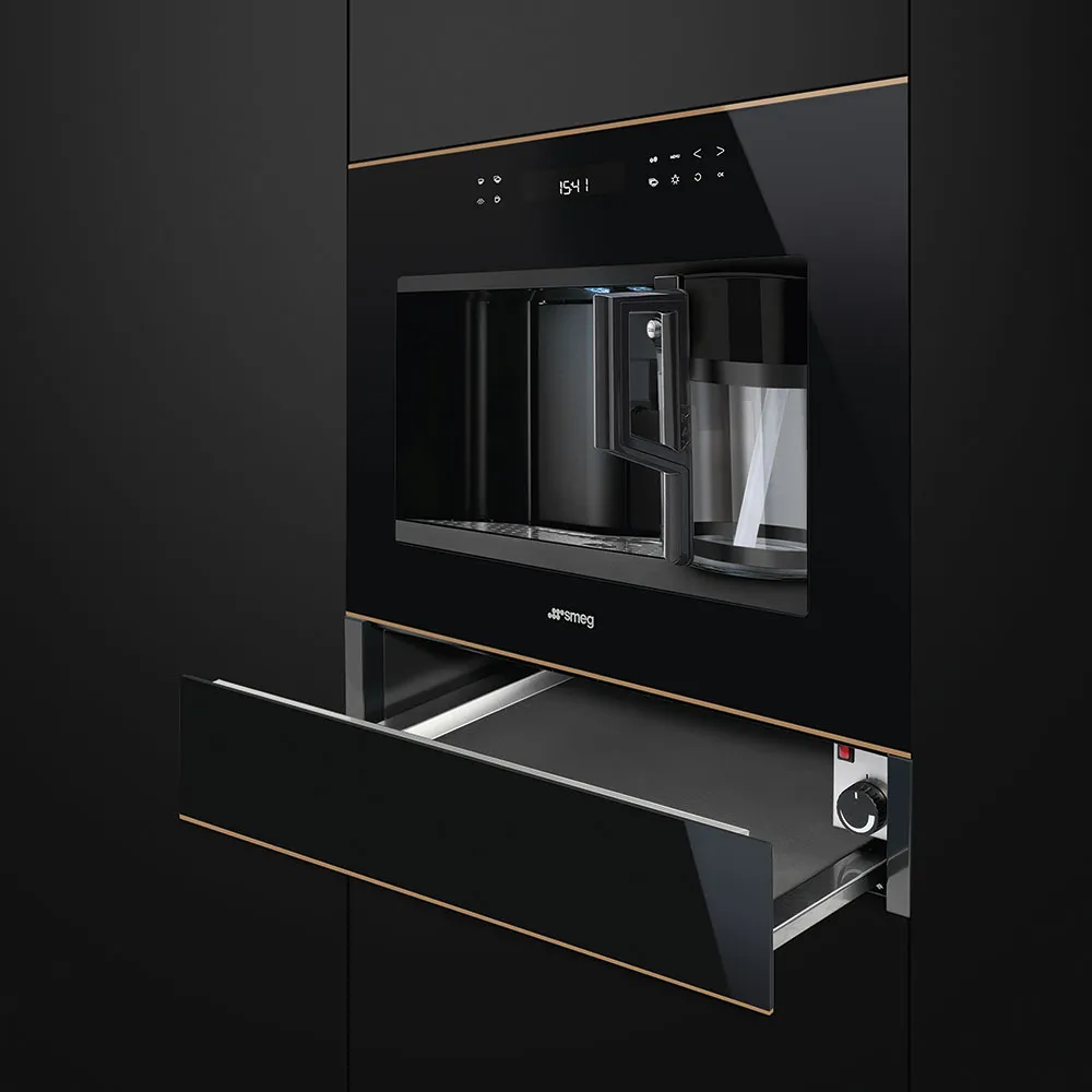 SMEG מכונת קפה אוטומטית זכוכית שחורה,מסדרת Dolce Stil Novo תוצרת SMEG דגם CMS4601NR — תמונה 3