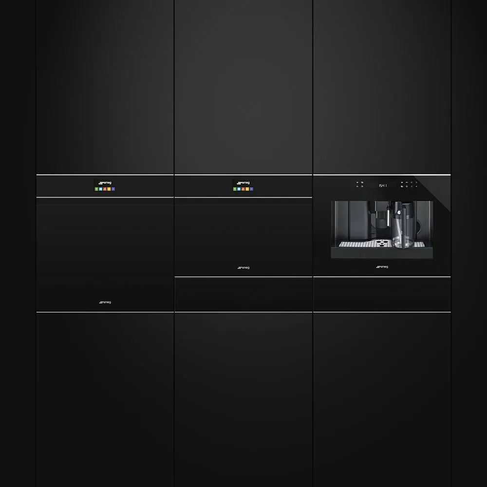 SMEG מכונת קפה אוטומטית זכוכית שחורה,מסדרת Dolce Stil Novo תוצרת SMEG דגם CMS4601NX — תמונה 5