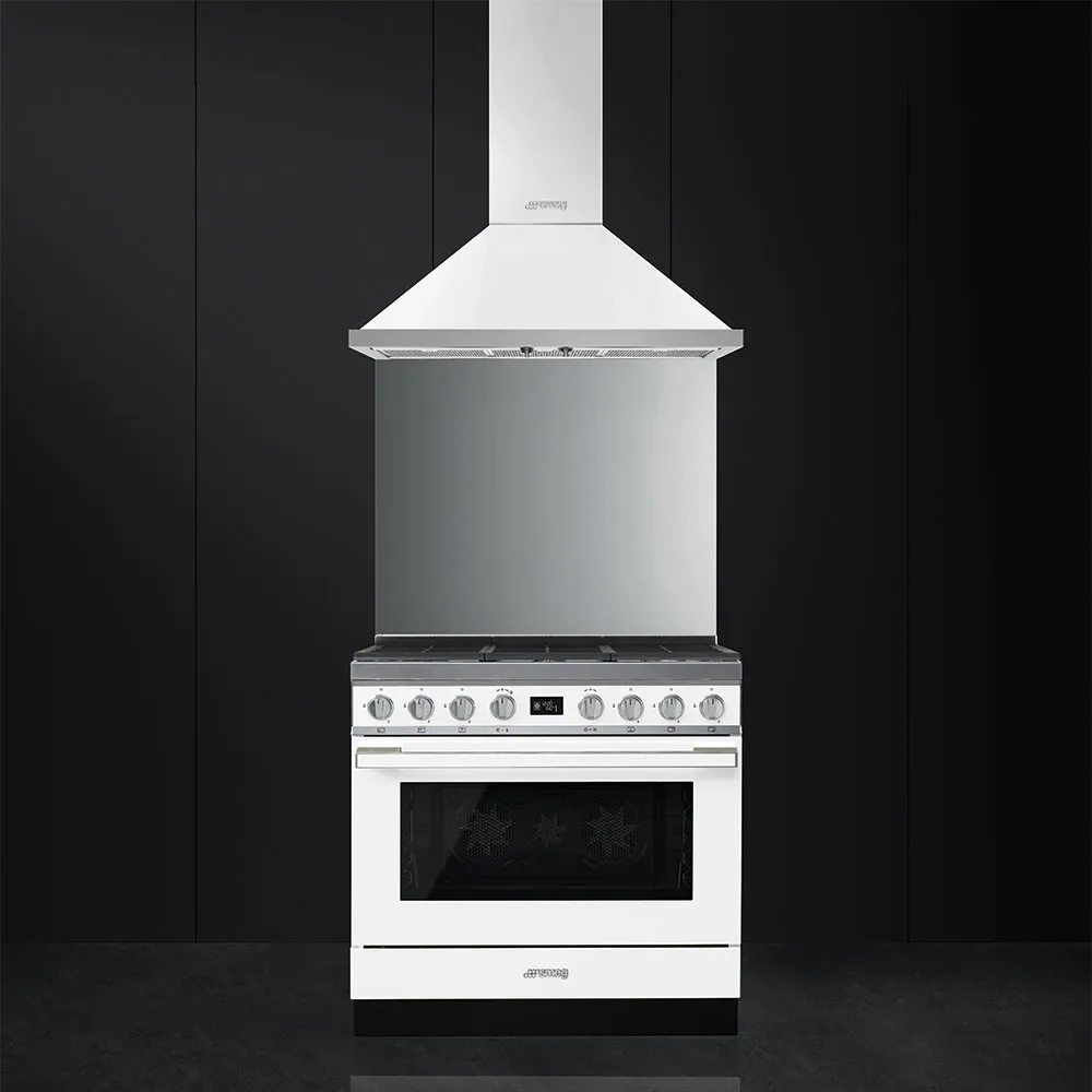 SMEG תנור משולב עם כיריים גז, מסדרת PORTOFINO בצבע לבן,תוצרת SMEG דגם CPF9GMWH — תמונה 3
