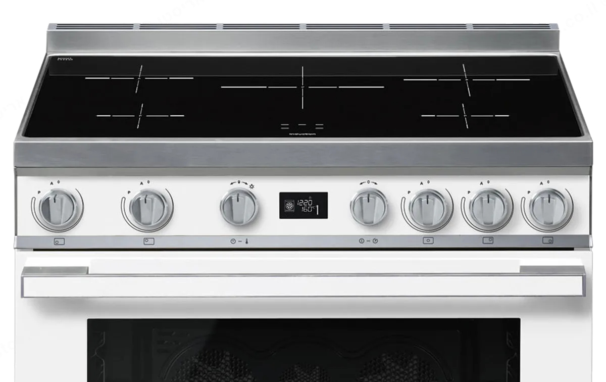 SMEG תנור פירוליטי משולב עם כיריים אינדוקציה מסדרת PORTOFINO בצבע לבן תוצרת SMEG דגם CPF9IPWH — תמונה 2