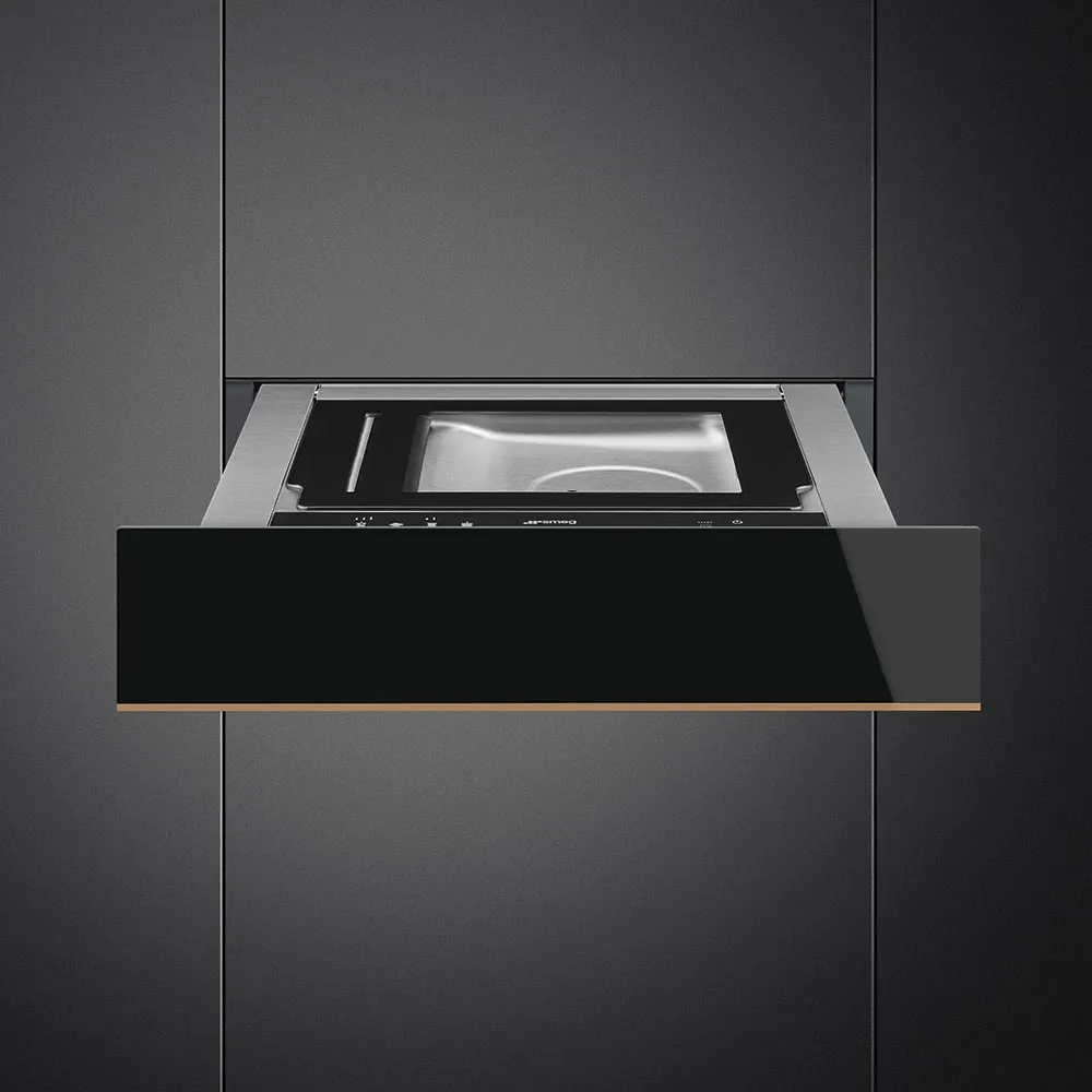 SMEG  מגירת ואקום אינטגרלית 14 ס"מ סדרת Dolce Stil Novo תוצרת SMEG דגם CPV615NR — תמונה 7
