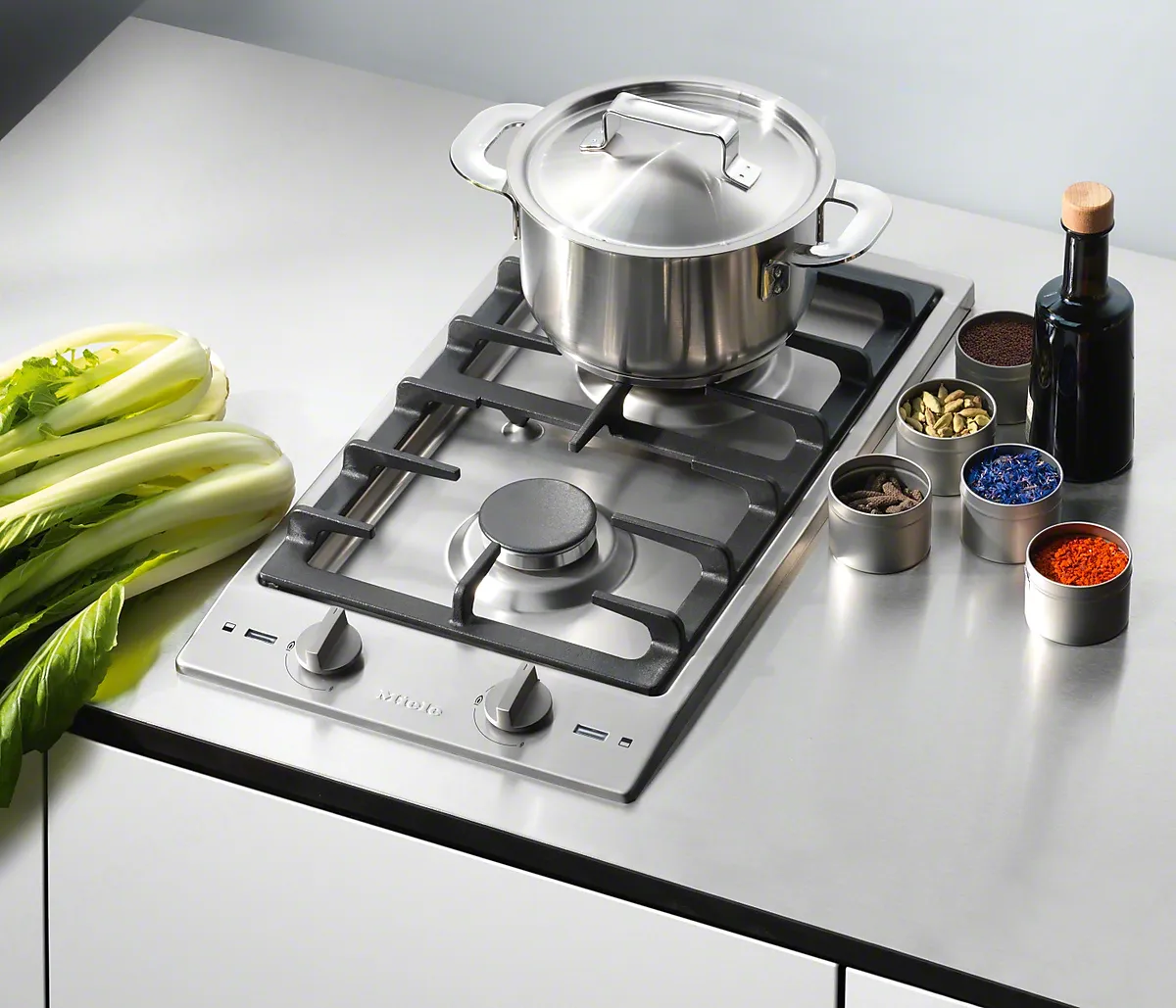 Miele כיריים גז דומינו מנירוסטה MIELE CS-1012G — תמונה 3