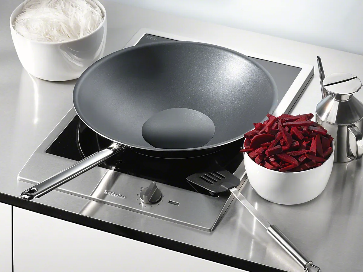 Miele כיריים אינדוקציה דומינו טבעות חימום לווק כולל ווק מקצועי MIELE CS1223I — תמונה 3