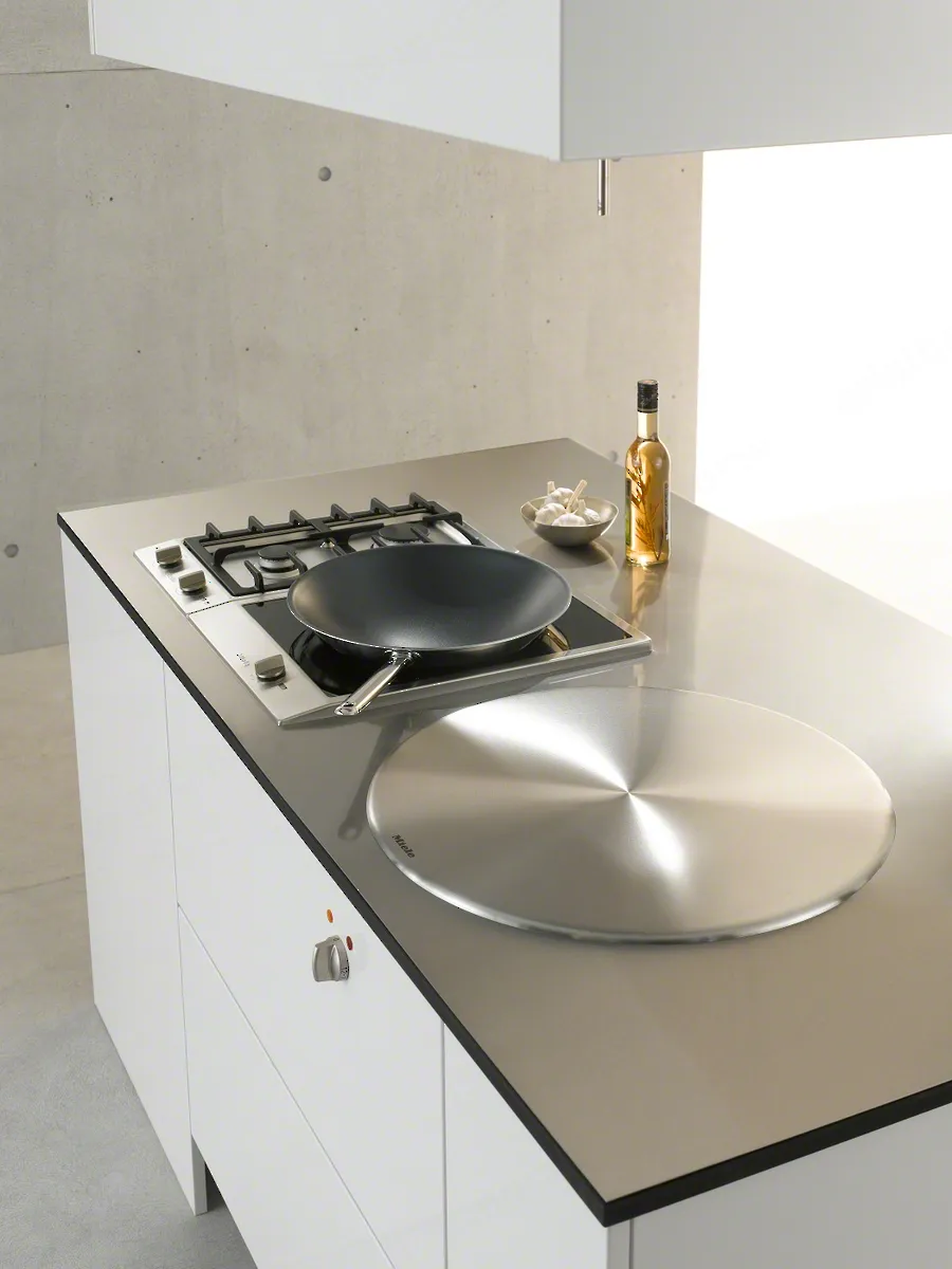 Miele כיריים אינדוקציה דומינו טבעות חימום לווק כולל ווק מקצועי MIELE CS1223I — תמונה 4