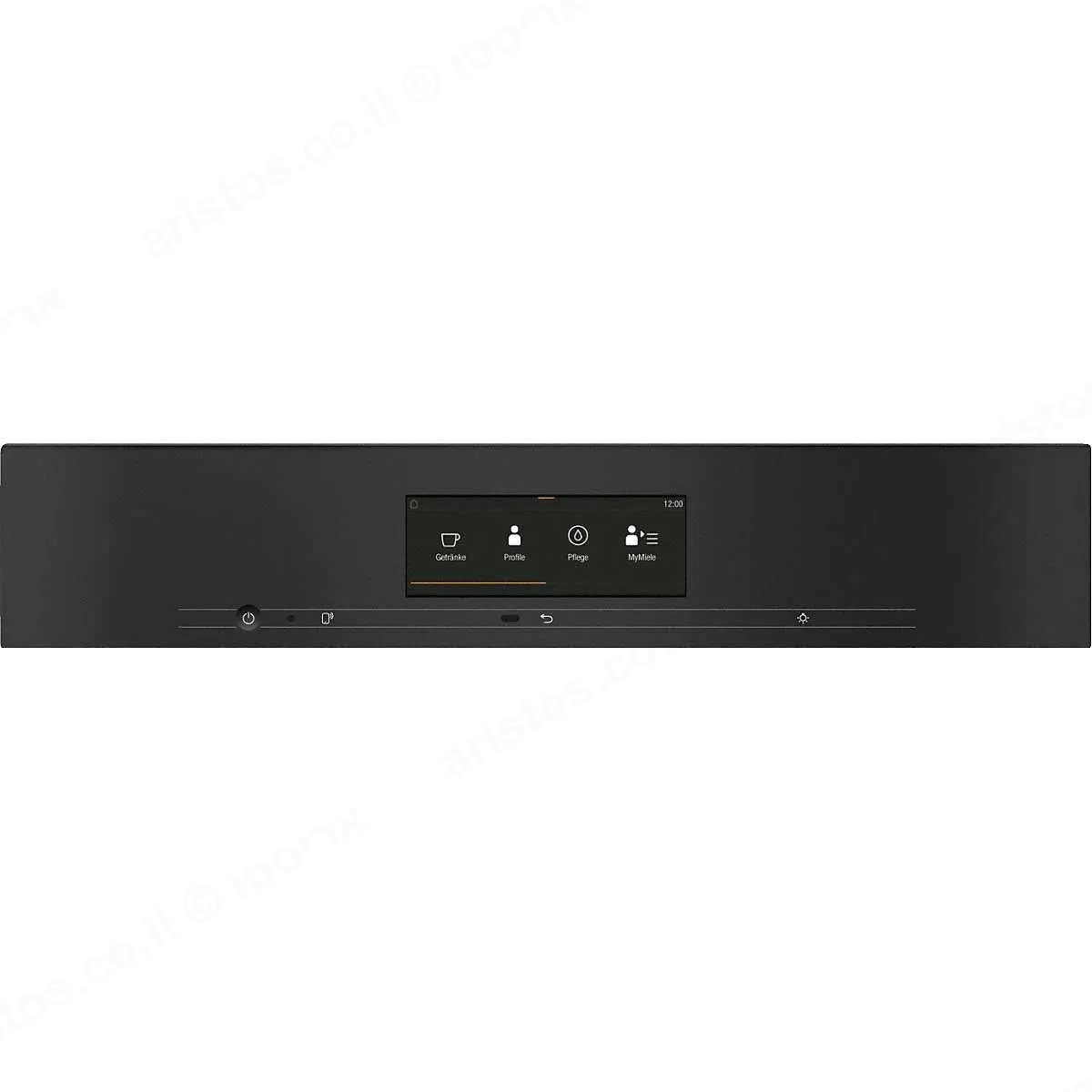 Miele מכונת קפה אינטגרלית 45 ס"מ בצבע שחור עם 3 מיכלי פולים שונים וחיבור צנרת PureLine M-Touch תוצרת Miele דגם CVA 7845 black — תמונה 2
