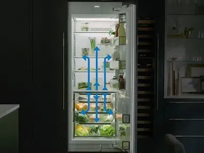 מקרר אינטגרלי ללא מקפיא 76 ס"מ 475 ליטר מתקן מים פנימי תוצרת Sub zero דגם ICBDEC3050RID/R ציר ימין חדש ללא אריזה
