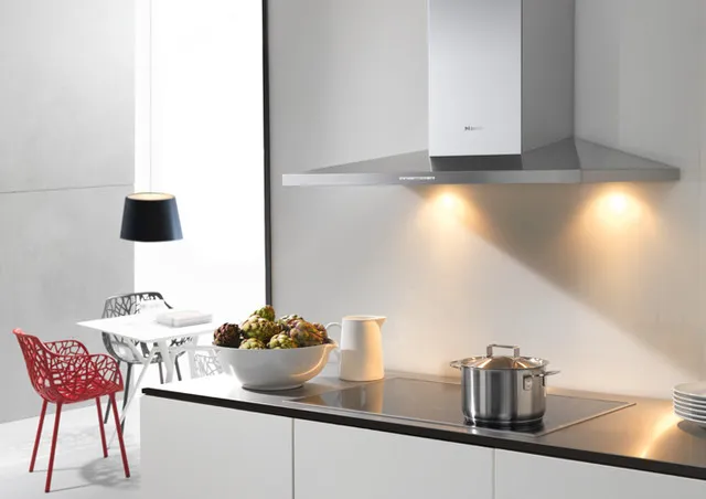 Miele קולט אדים ארובה 90 ס"מ מנירוסטה MIELE DA399-7 — תמונה 4