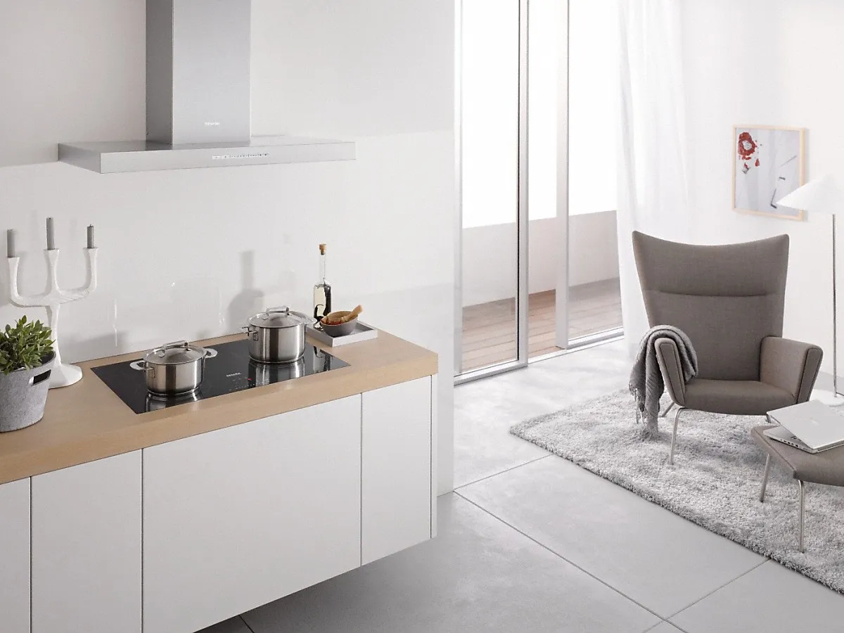 Miele קולט אדים ארובה צמוד קיר 90 ס"מ מנירוסטה MIELE DA429-6 — תמונה 2