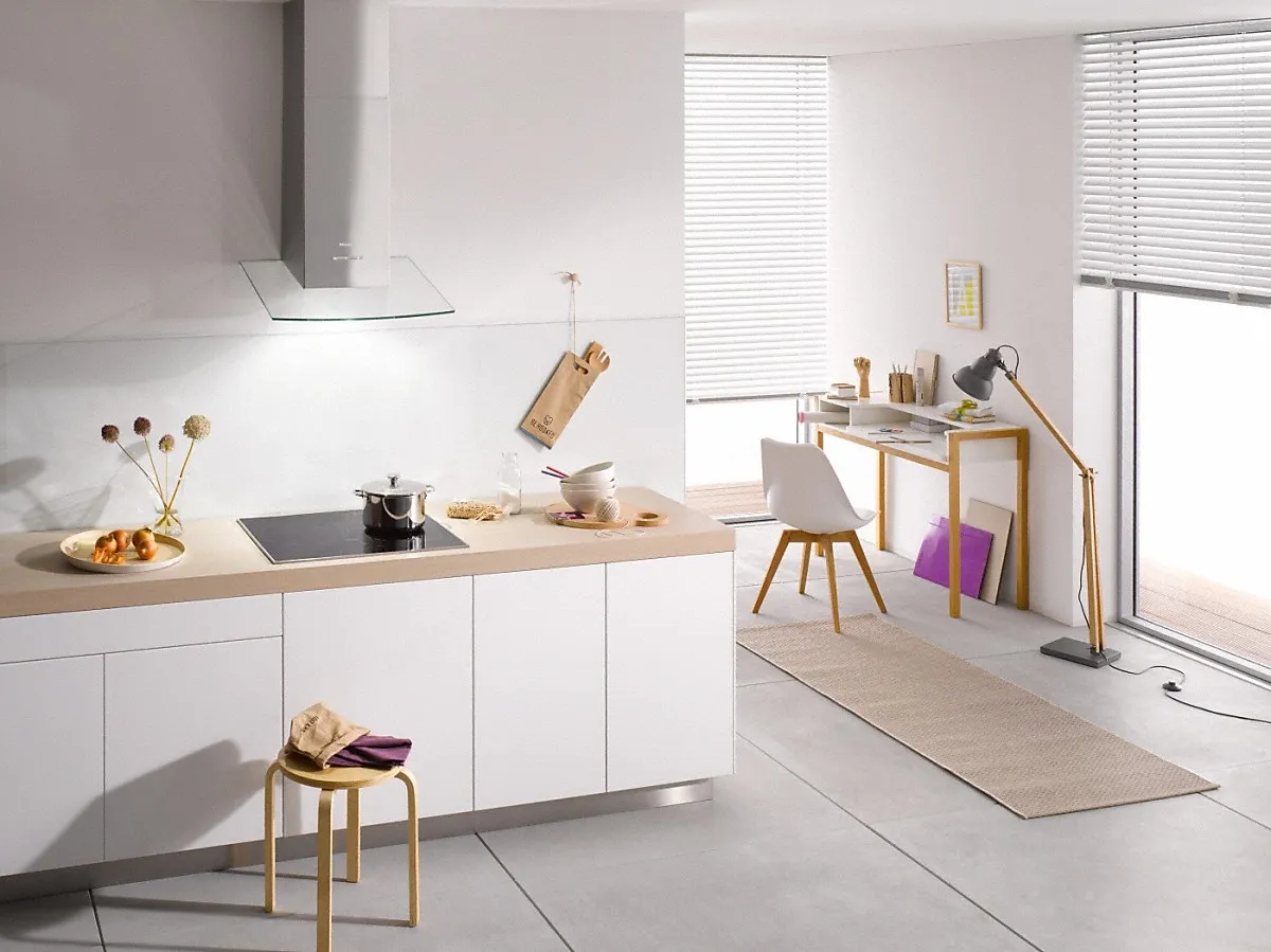 Miele קולט אדים ארובה 60 ס"מ מנירוסטה משולב זכוכית MIELE DA5966W — תמונה 3