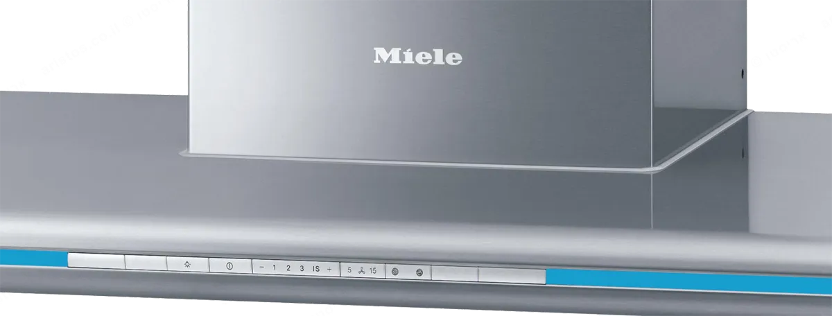 Miele קולט אדים ארובה 90 ס"מ לאי מנירוסטה MIELE DA6296D — תמונה 3