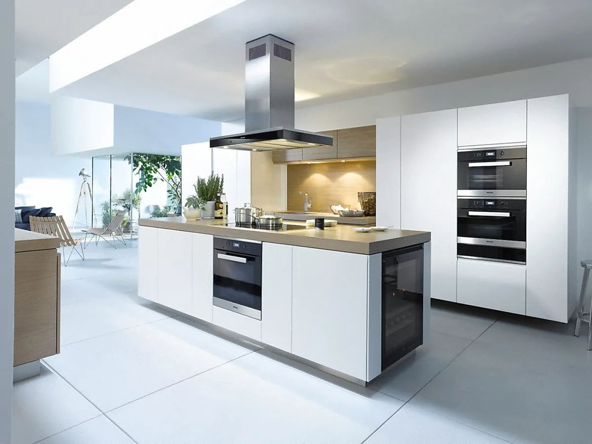 Miele קולט אדים ארובה 90 ס"מ לאי בצבע לבן MIELE DA6690D — תמונה 5