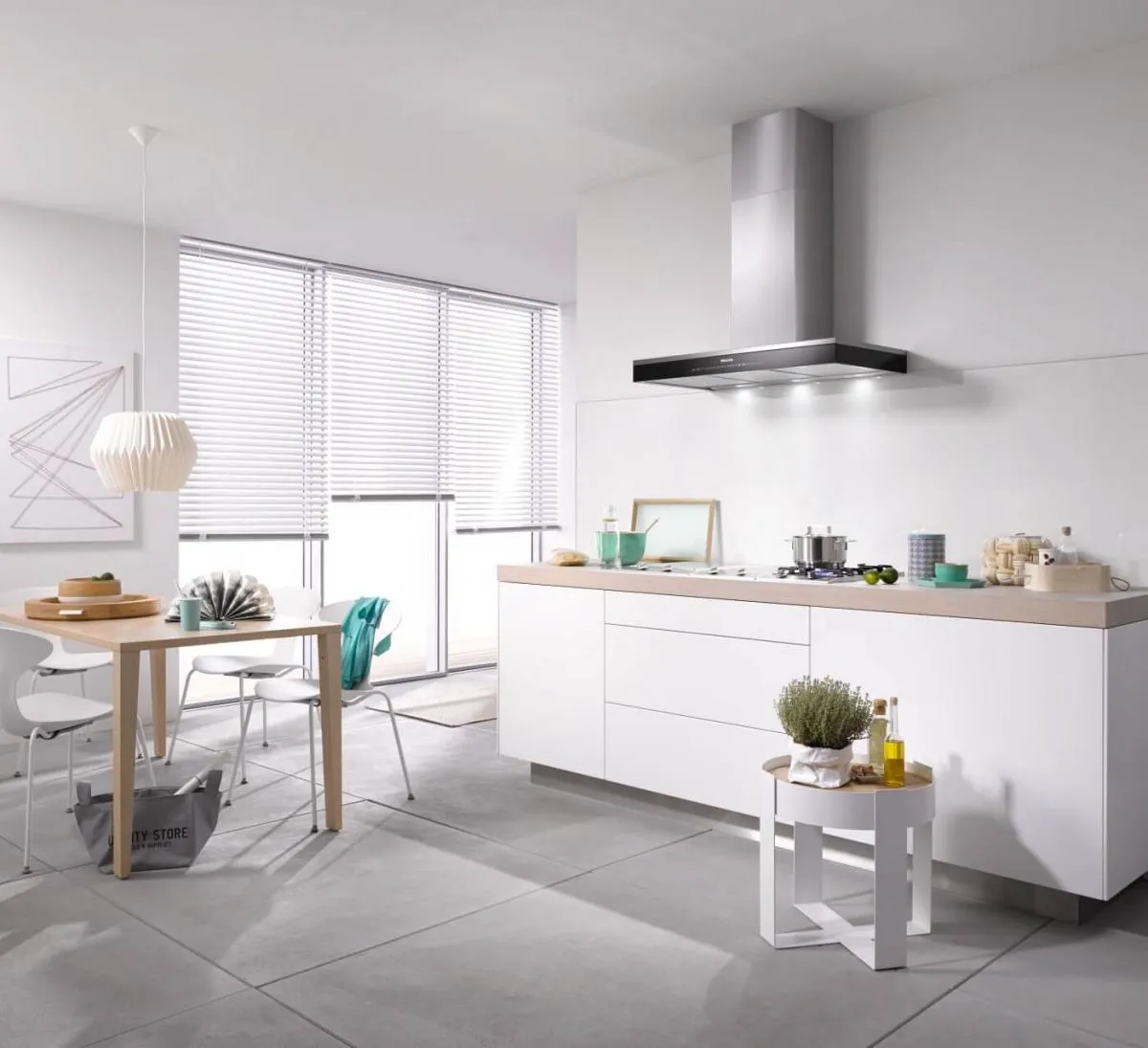 Miele קולט אדים ארובה צמוד קיר 90 ס"מ נירוסטה תוצרת Miele דגם DA6698 W CLST — תמונה 7