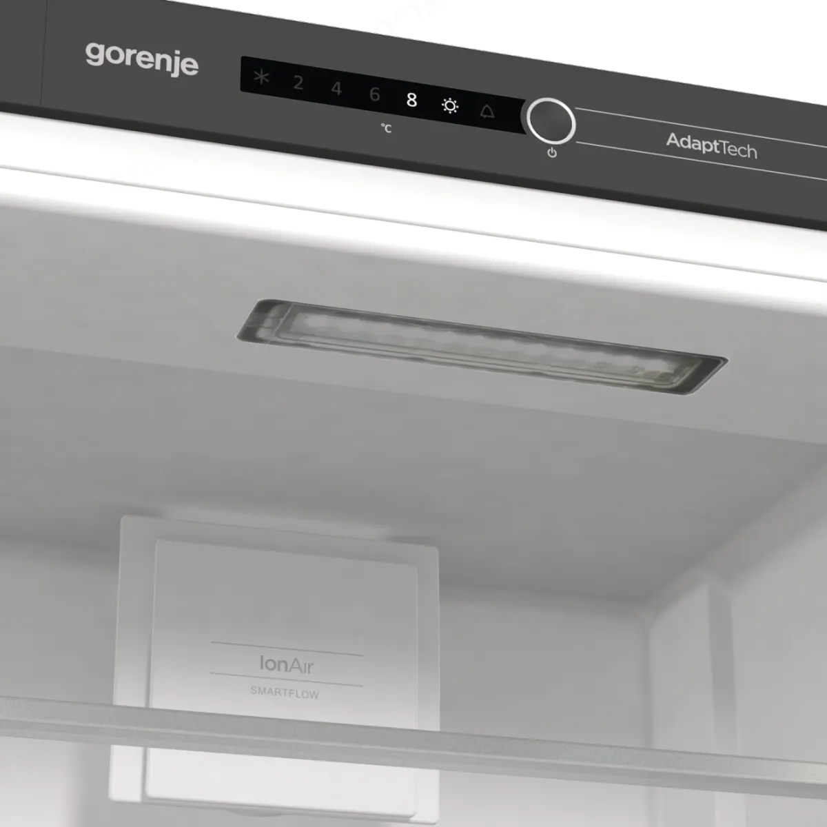 Gorenje מקרר אינטגרלי 60 ס"מ ללא מקפיא 301 ליטר מנוע אינוורטר תוצרת Gorenje דגם RI518EA1 תצוגה — תמונה 6