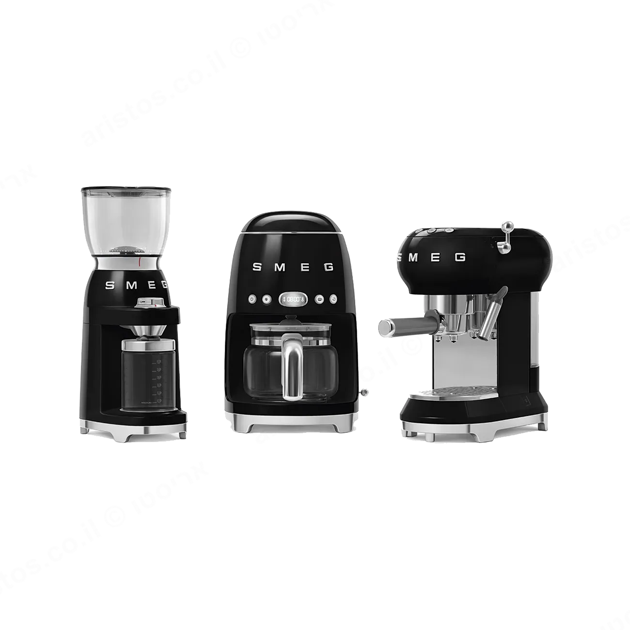 SMEG מכונת קפה פילטר בצבע שחור מסדרת 50's Retro Style,תוצרת SMEG דגם DCF02BLEU — תמונה 5