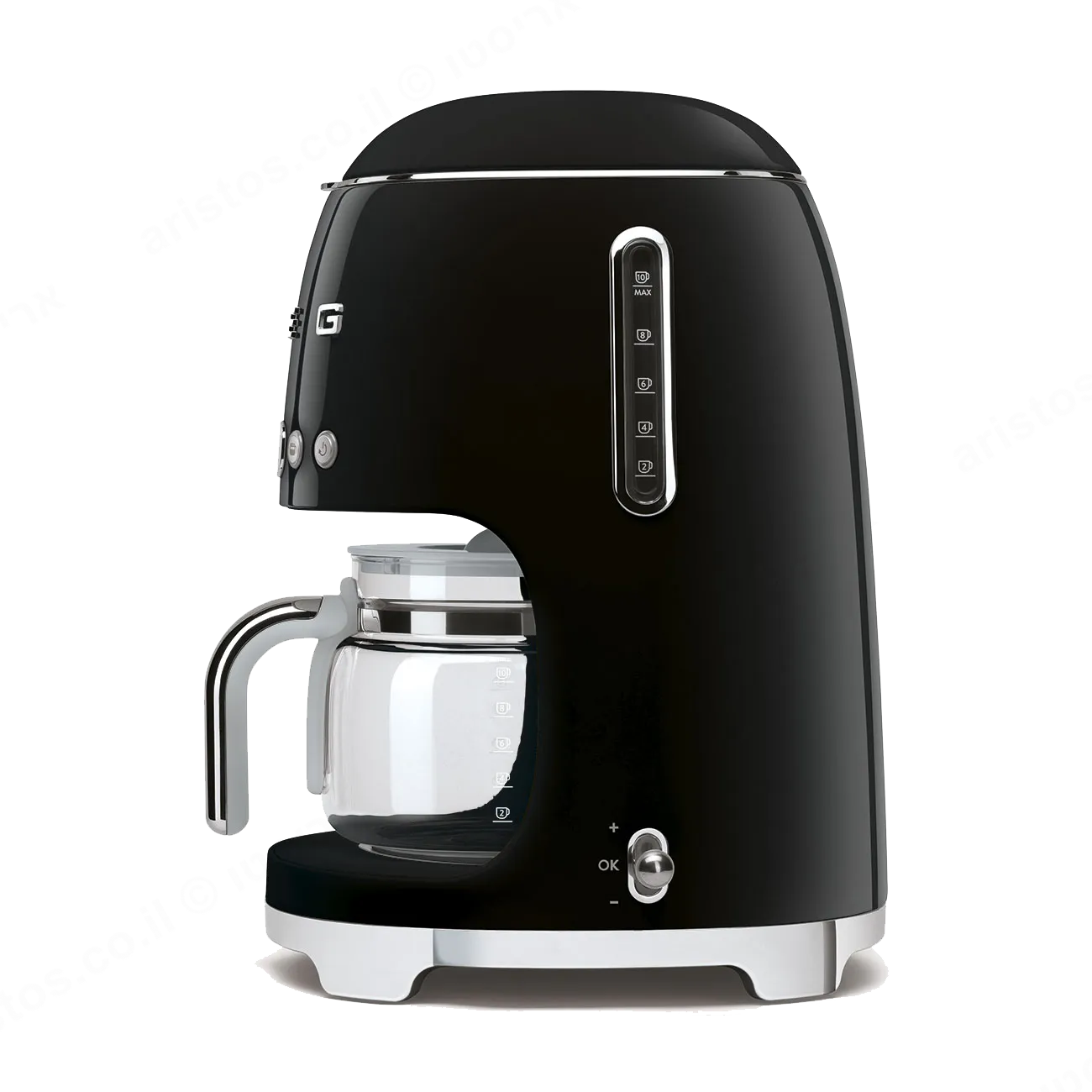 SMEG מכונת קפה פילטר בצבע שחור מסדרת 50's Retro Style,תוצרת SMEG דגם DCF02BLEU — תמונה 3
