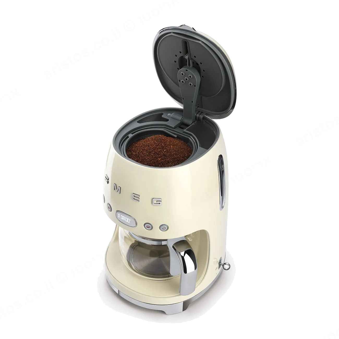 SMEG מכונת קפה פילטר בצבע שמנת מסדרת 50's Retro Style,תוצרת SMEG דגם DCF02CREU — תמונה 5