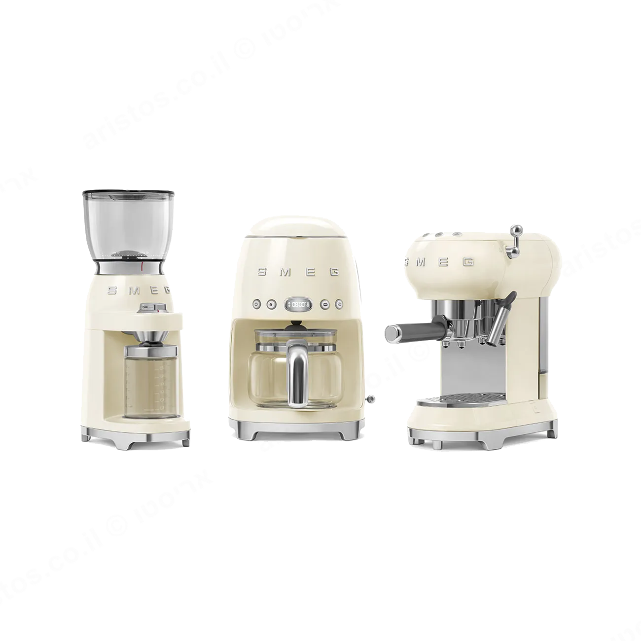 SMEG מכונת קפה פילטר בצבע שמנת מסדרת 50's Retro Style,תוצרת SMEG דגם DCF02CREU — תמונה 8