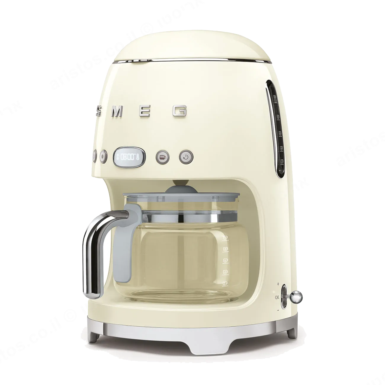 SMEG מכונת קפה פילטר בצבע שמנת מסדרת 50's Retro Style,תוצרת SMEG דגם DCF02CREU — תמונה 4