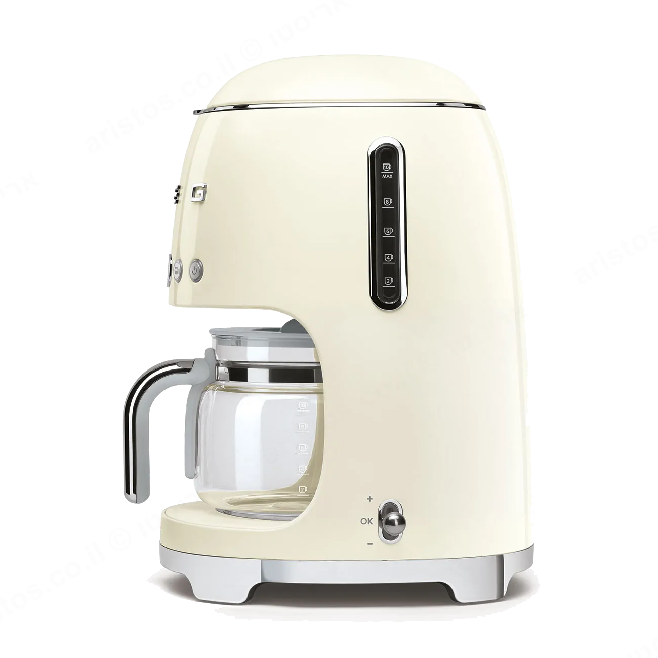 SMEG מכונת קפה פילטר בצבע שמנת מסדרת 50's Retro Style,תוצרת SMEG דגם DCF02CREU — תמונה 3