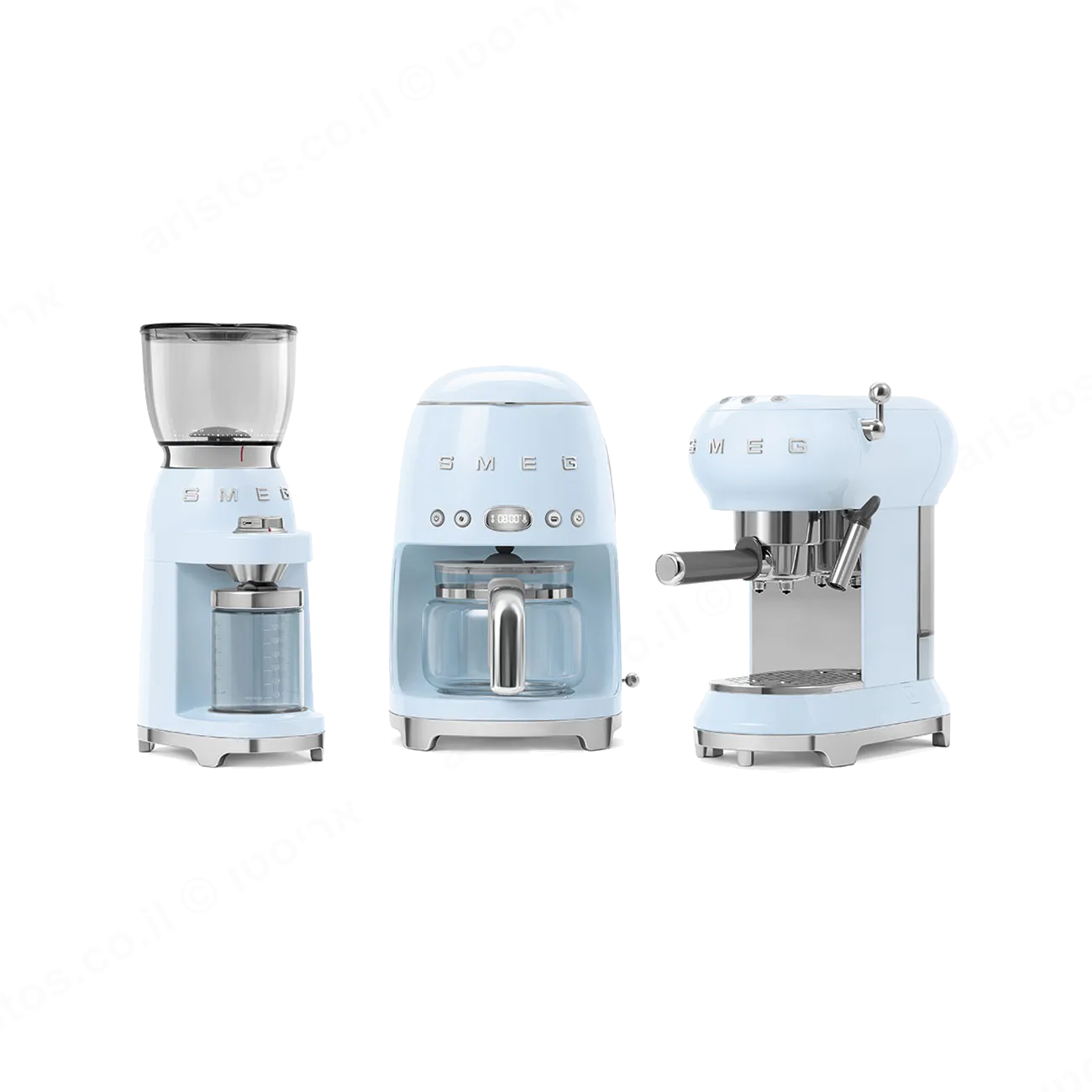 SMEG מכונת קפה פילטר בצבע תכלת מסדרת 50's Retro Style,תוצרת SMEG דגם DCF02PBEU — תמונה 5