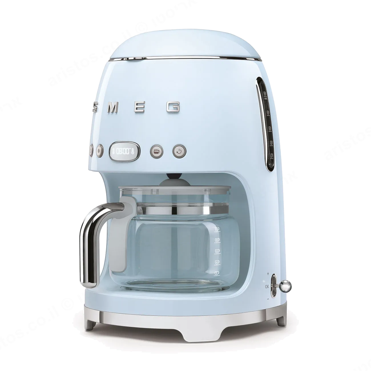 SMEG מכונת קפה פילטר בצבע תכלת מסדרת 50's Retro Style,תוצרת SMEG דגם DCF02PBEU — תמונה 2