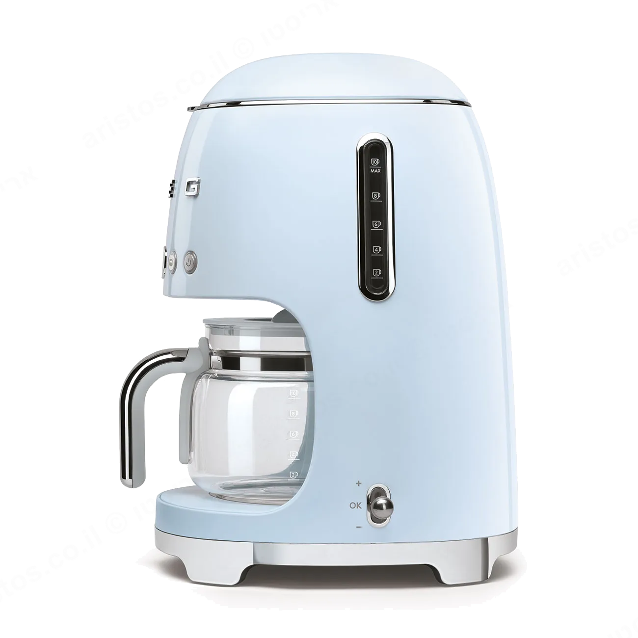 SMEG מכונת קפה פילטר בצבע תכלת מסדרת 50's Retro Style,תוצרת SMEG דגם DCF02PBEU — תמונה 3