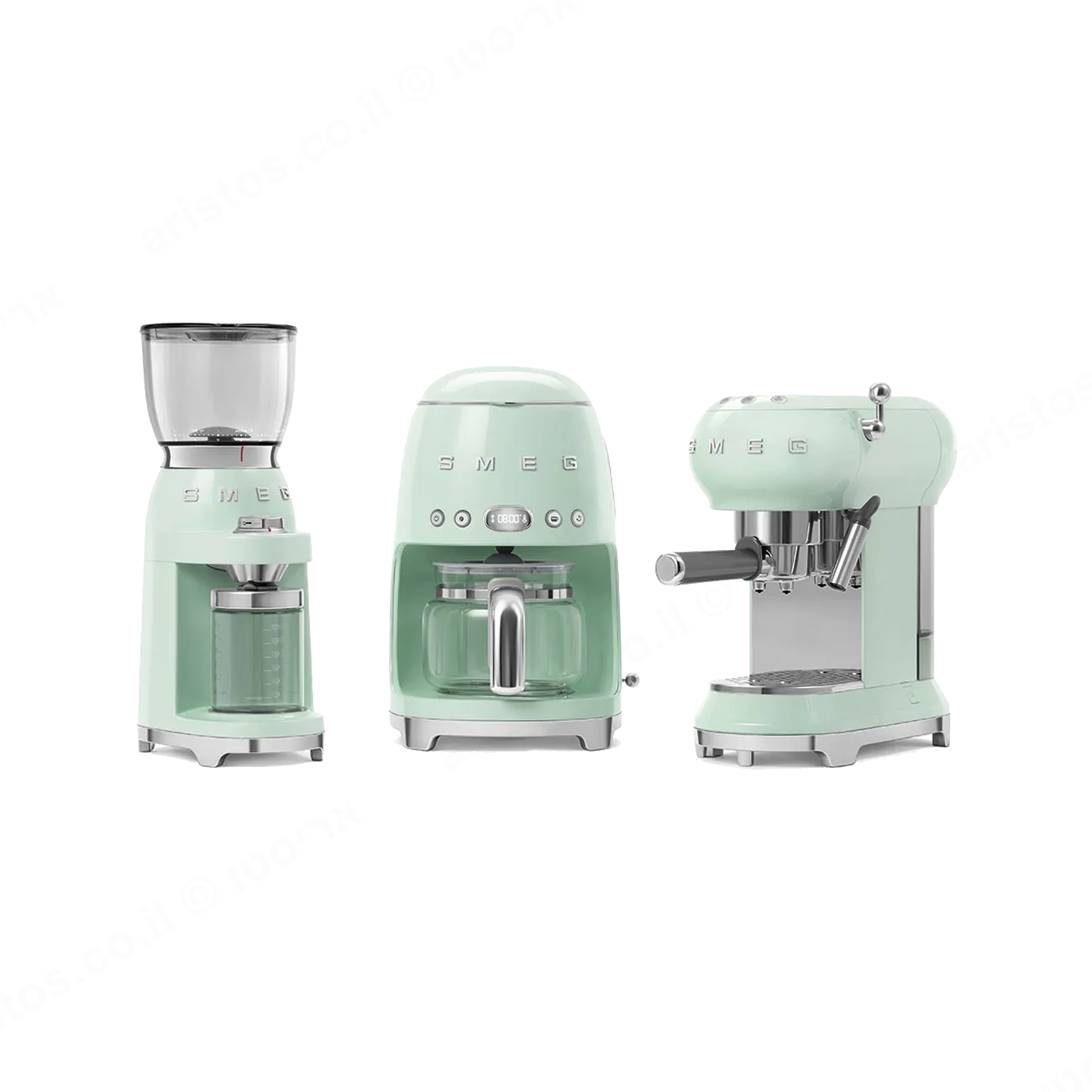 SMEG מכונת קפה פילטר בצבע פיסטוק מסדרת 50's Retro Style,תוצרת SMEG דגם DCF02PGEU — תמונה 5