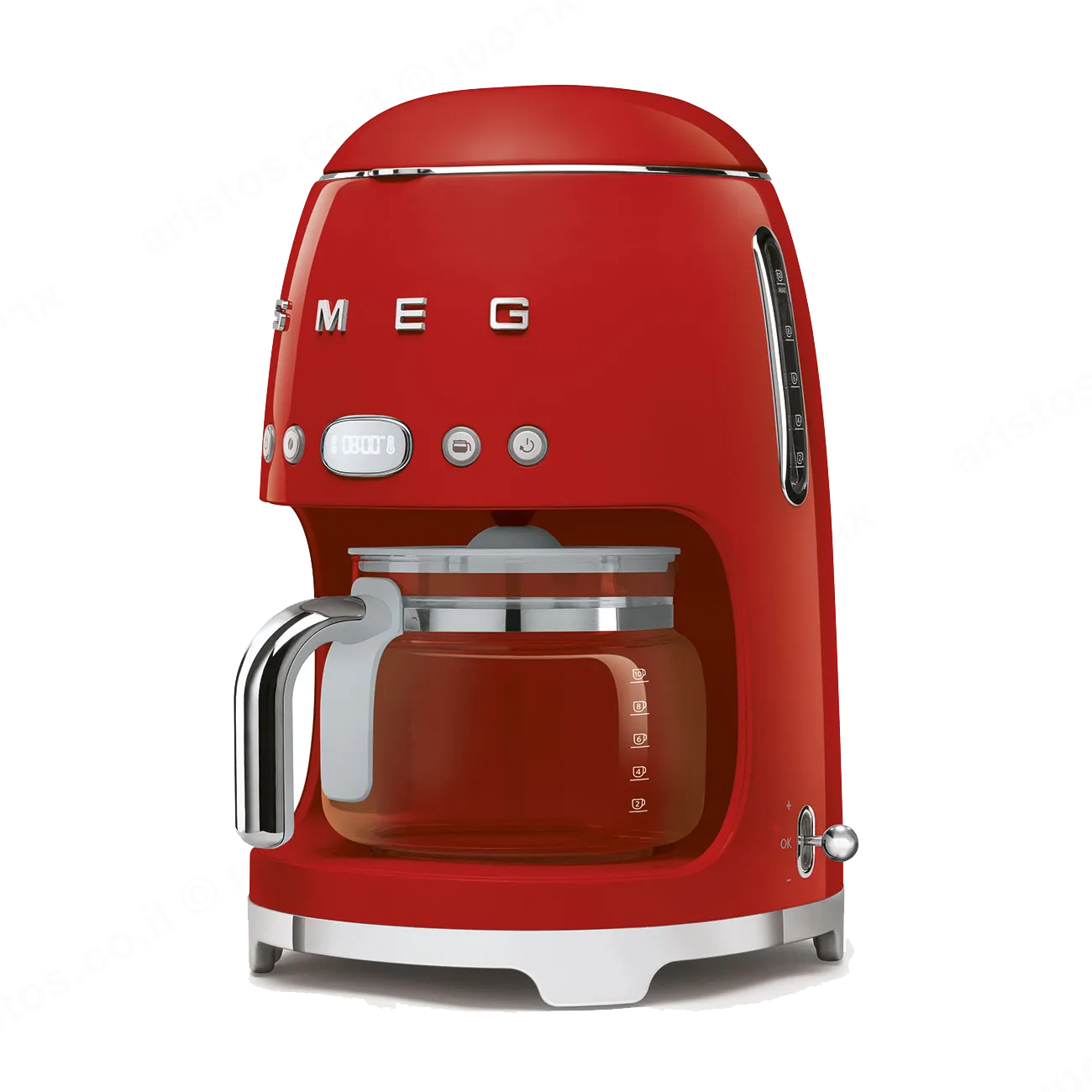 SMEG מכונת קפה פילטר בצבע אדום מסדרת 50's Retro Style,תוצרת SMEG דגם DCF02RDEU — תמונה 3