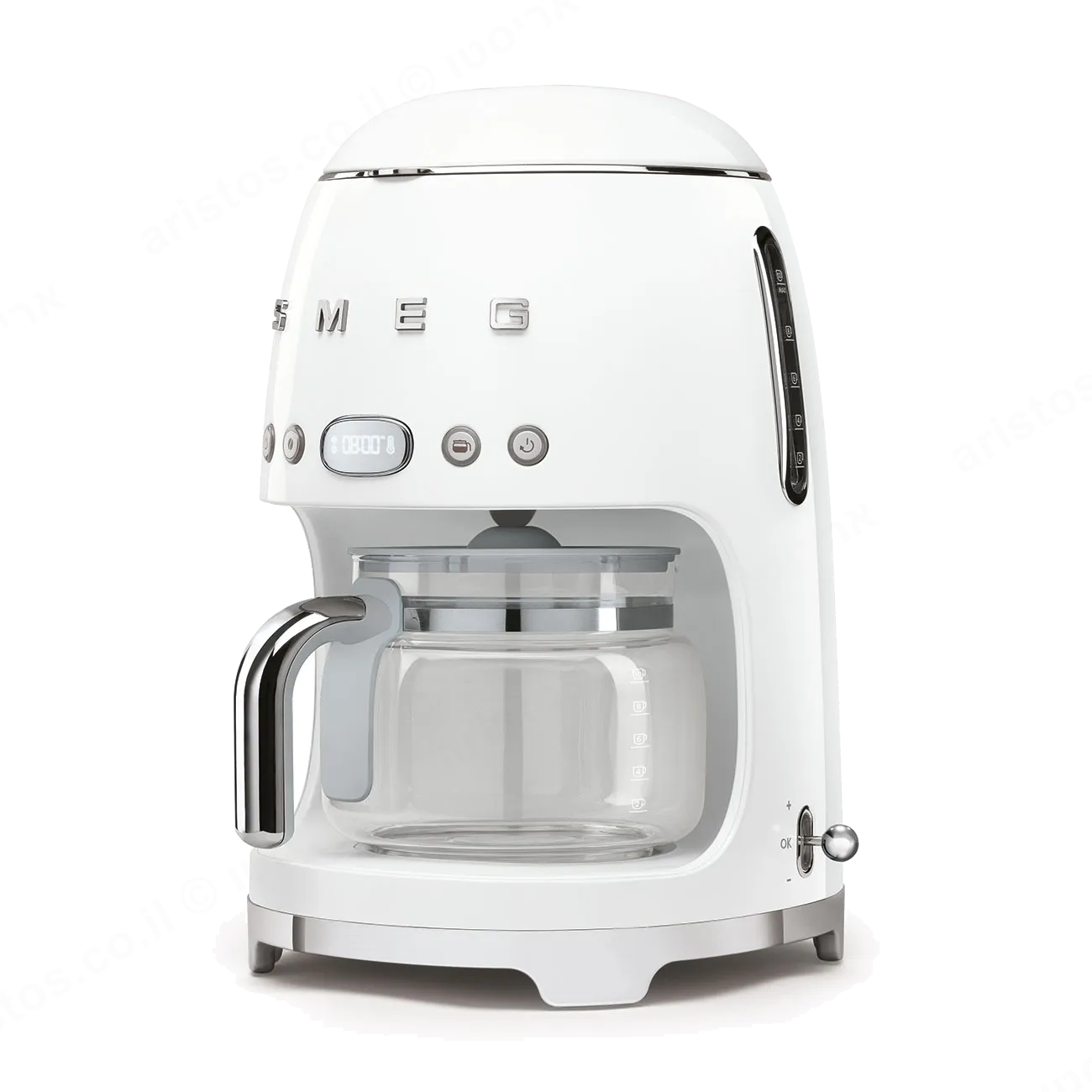 SMEG מכונת קפה פילטר בצבע לבן מסדרת 50's Retro Style,תוצרת SMEG דגם DCF02WHEU — תמונה 3