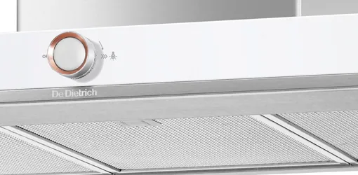 De Dietrich קולט אדים צמוד קיר 90 ס"מ סדרת PURE WHITE תוצרת De Dietrich דגם DHB7952W — תמונה 2