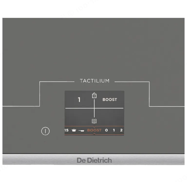 De Dietrich כיריים אינדוקציה 65 ס"מ אפור מטאלי משטח גמיש מלא horiZone Chef תוצרת De Dietrich דגם DPI7698GS — תמונה 6