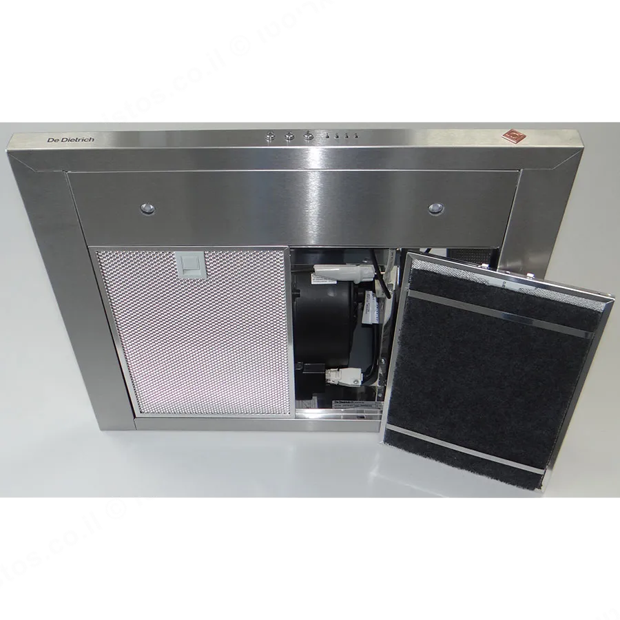 De Dietrich קולט אדים צמוד קיר 60 ס"מ נירוסטה סדרת Platinium תוצרת De Dietrich דגם DHP7612X — תמונה 4