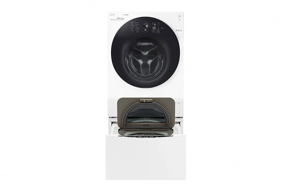 LG מכונת כביסה 12 ק"ג Twin Wash משולבת מייבש  LG דגם F1208CWT  — תמונה 3