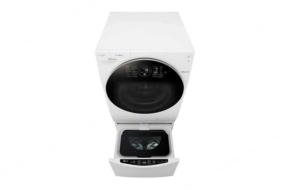 LG מכונת כביסה 12 ק"ג Twin Wash משולבת מייבש  LG דגם F1208CWT  — תמונה 2