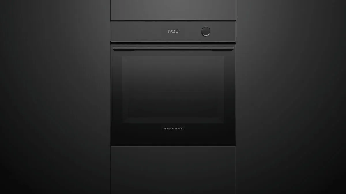 Fisher & Paykel תנוי בנוי 60 ס"מ משולב סטימר לאידוי 72 ליטר צג TFT גימור שחור סדרה 11 תוצרת FISHER&PAYKEL דגם OS60SMTDB1 — תמונה 3