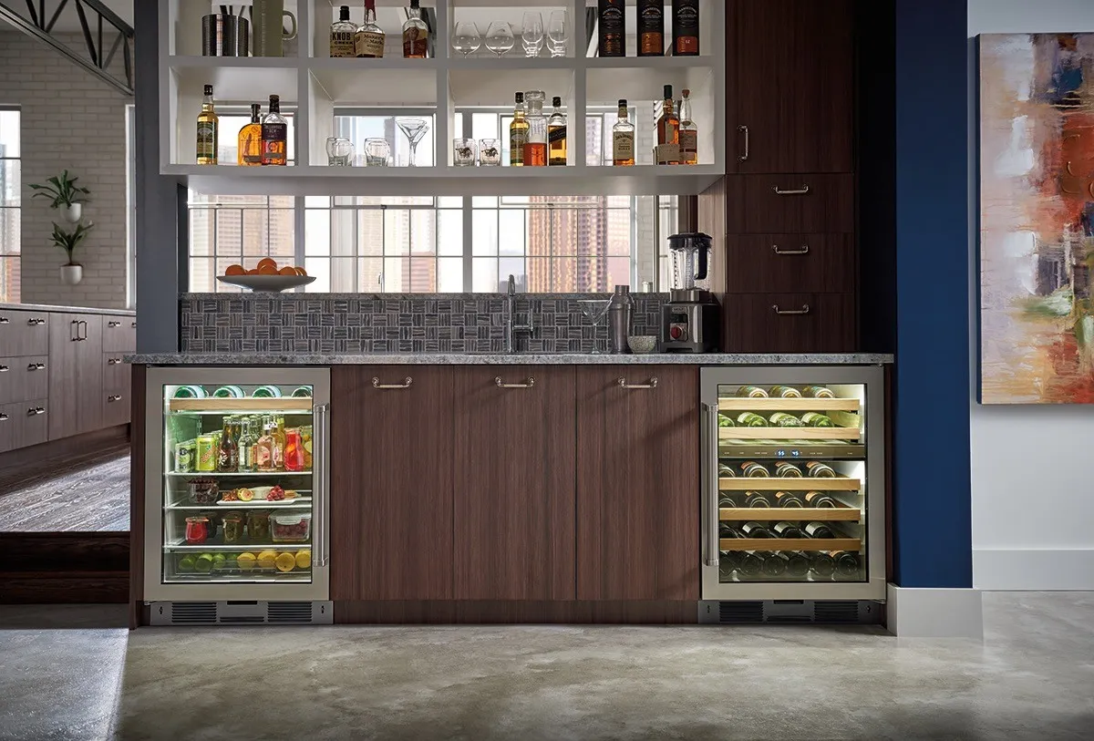 SUB ZERO מקרר יין UNDERCOUNTER אינטגרלי דלת נירוסטה 61 ס”מ 46 בקבוקים תוצרת Sub zero דגם ICBUW-24/S — תמונה 10