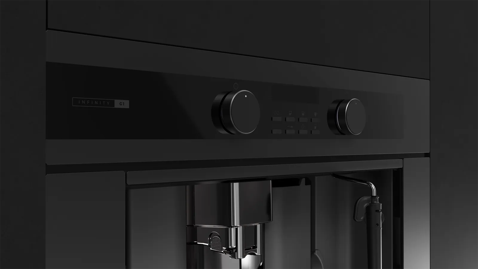 Teka מכונת קפה אינטגרלית 45 ס"מ שחור מט סדרת Infinity G1 תוצרת TEKA דגם דגם CLC 85-G1 GM BM — תמונה 2