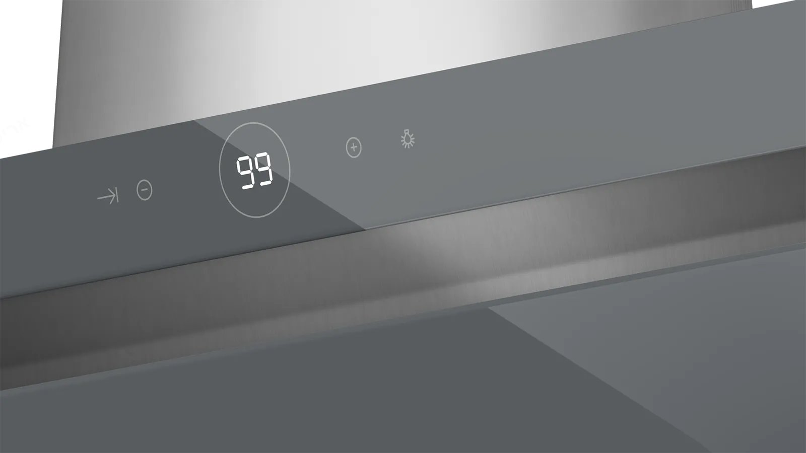 Teka קולט אדים ארובה 90 ס"מ זכוכית אפורה Teka´s WISH דגם DLV985 G — תמונה 6