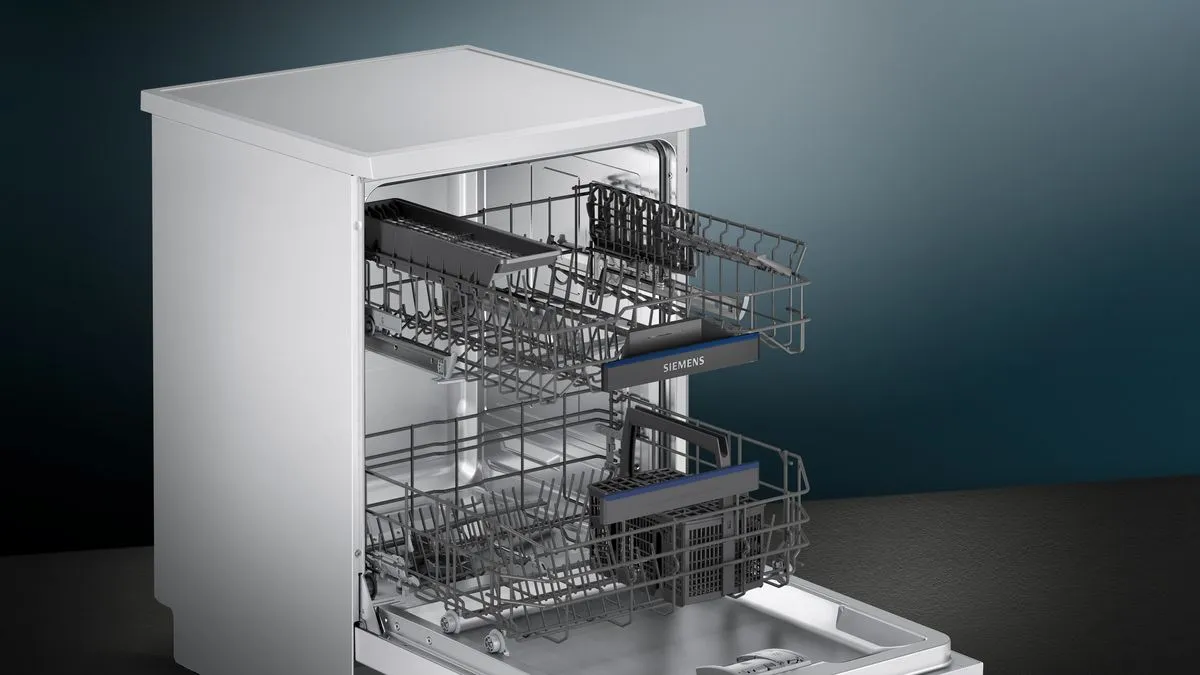 Siemens מדיח כלים רחב 60 ס"מ עצמאי לבן משולב Home Connect תוצרת Siemens דגם SN23HW60AE — תמונה 3