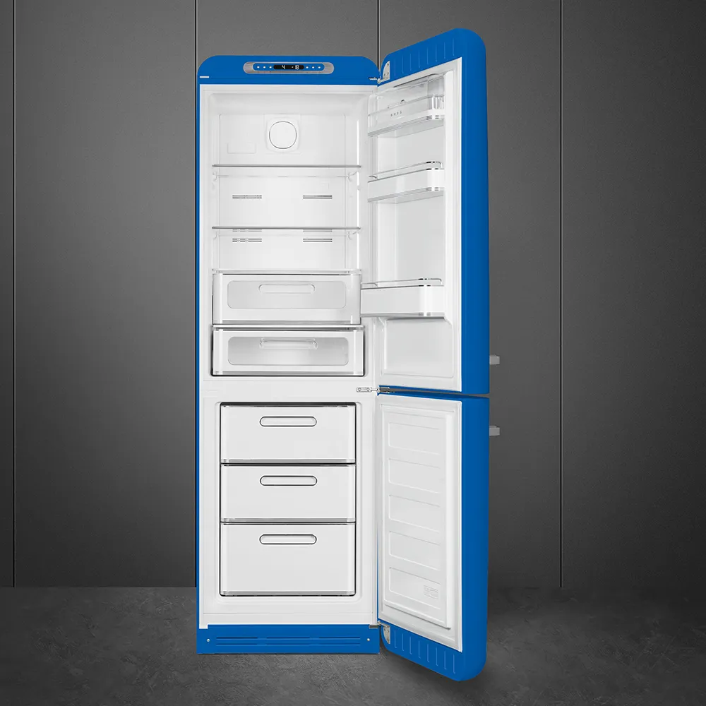 SMEG מקרר רטרו מקפיא תחתון בצבע כחול מסדרת 50'Retro Style תוצרת SMEG דגם FAB32 — תמונה 2