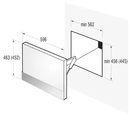 Gorenje דלת הרמה מעוצבת למיקרוגל מסדרת GORENJE ORA ITO DPM ORAW — תמונה 3